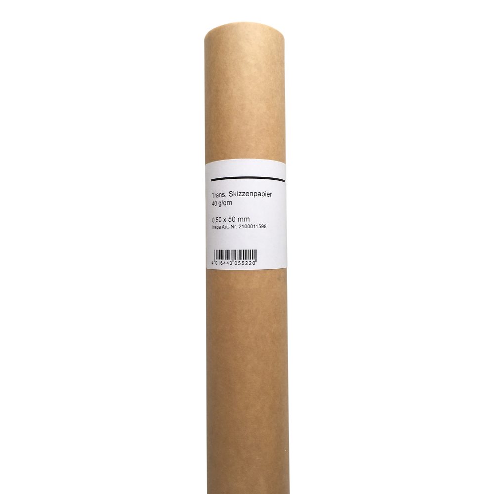 SCHOELLERSHAMMER 44577 Skizzenpapier 0,33 x 100 m Matt 22 g/m² 330 mm x 100 m Transparent