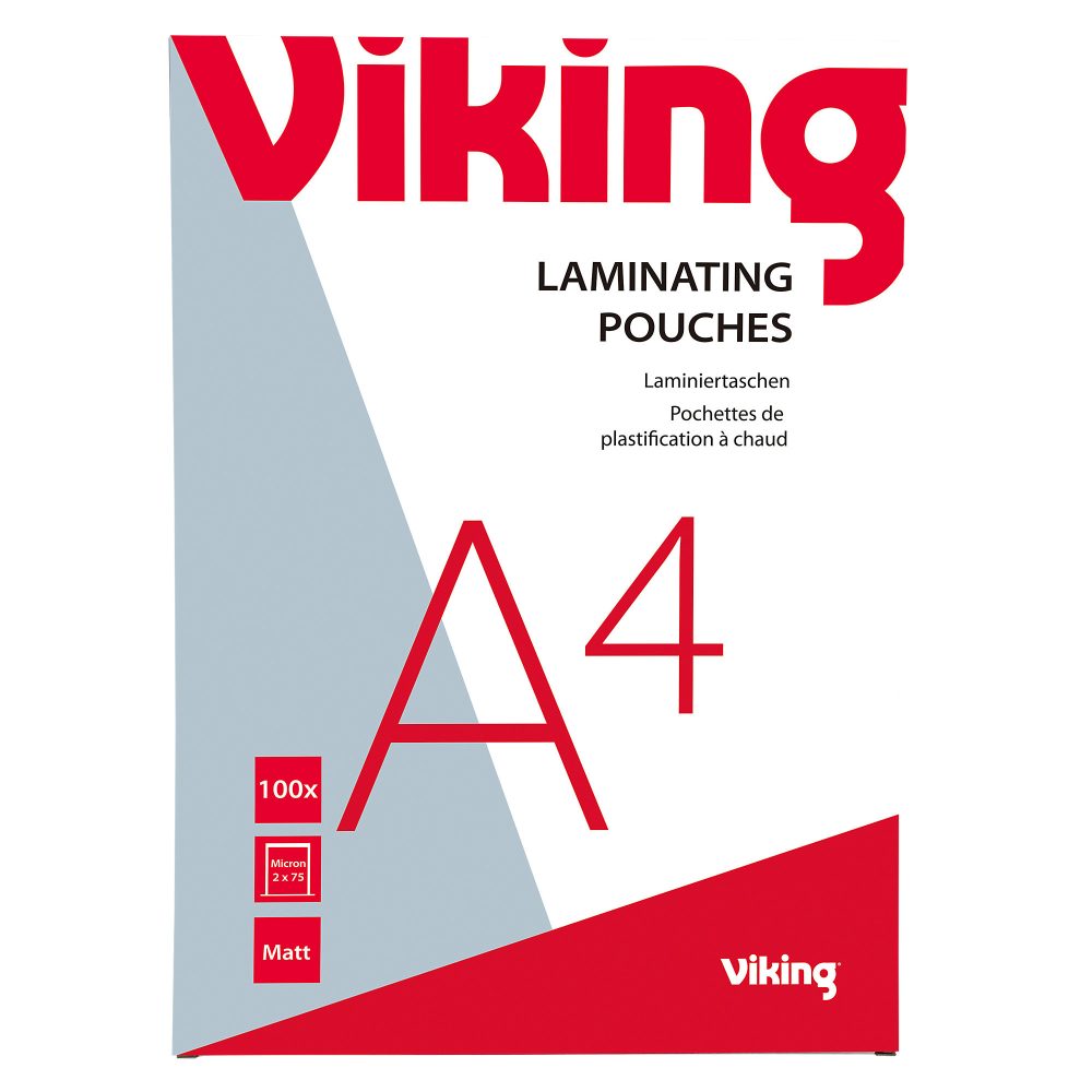 Office Depot Laminierfolien A4 Matt 75 Mikron (2 x 75) Transparent 100 Stück