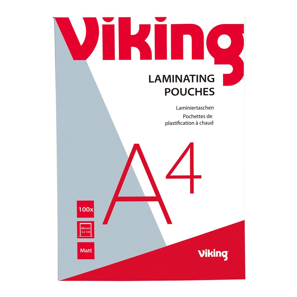Office Depot Laminierfolien A4 Matt 125 Mikron (2 x 125) Transparent 100 Stück