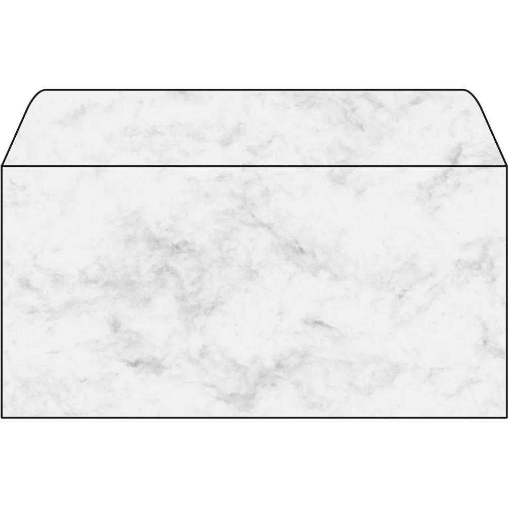 Sigel Briefumschläge Ohne Fenster C5/6 220 (B) x 110 (H) mm Gummiert Grau 90 g/m² 50 Stück