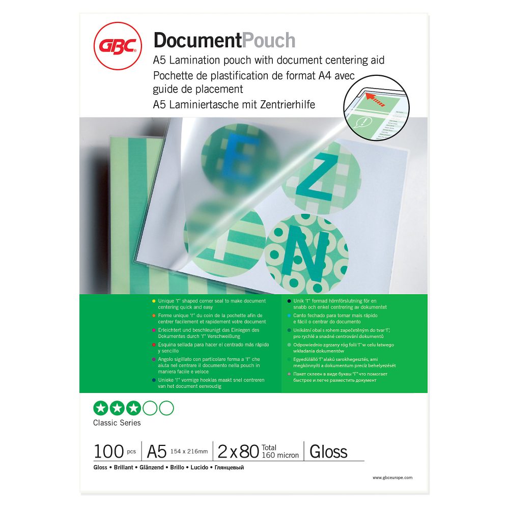 GBC Laminierfolien IB575037 Transparent 100 Stück