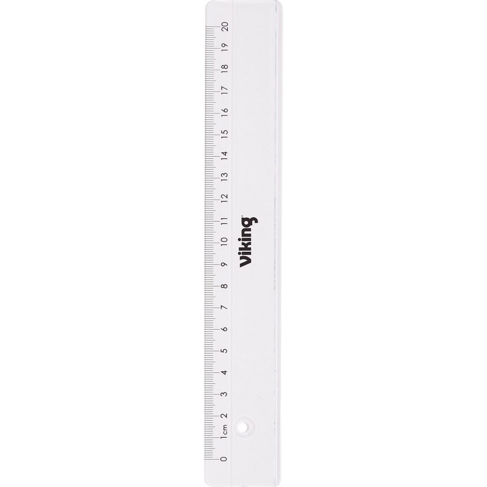 Office Depot Lineal Glasklar 20 cm Kunststoff