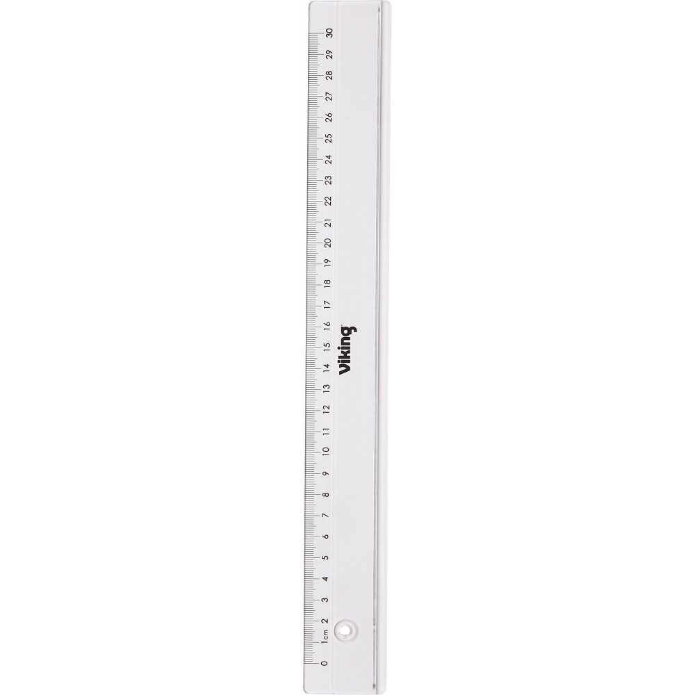 Office Depot Lineal Glasklar 30 cm Kunststoff