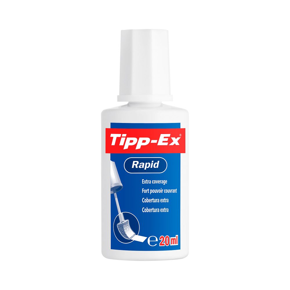 TIPP-EX Korrekturfluid Rapid 20ml 8859935 schnelltrocknend weiss