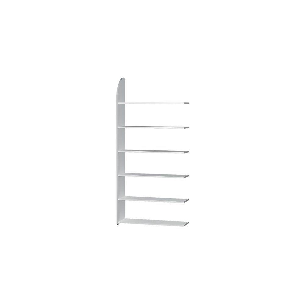 Kerkmann Regalfeld Dante Lichtgrau 6 Böden 1.000 x 325 x 2.250 mm