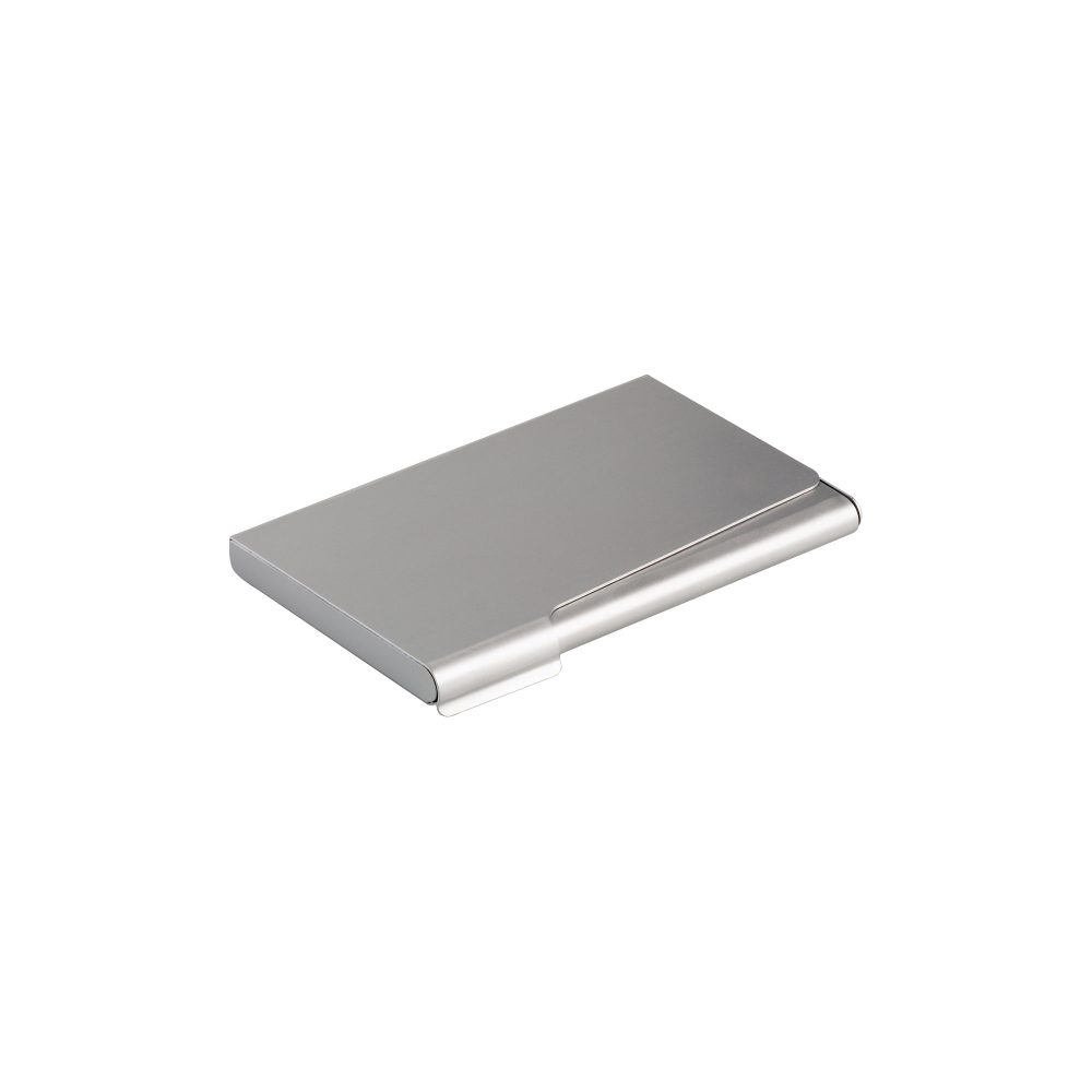 DURABLE Visitenkartenbox 57 x 90 mm 20 Karten Silber 9 x 1 x 5,7 cm