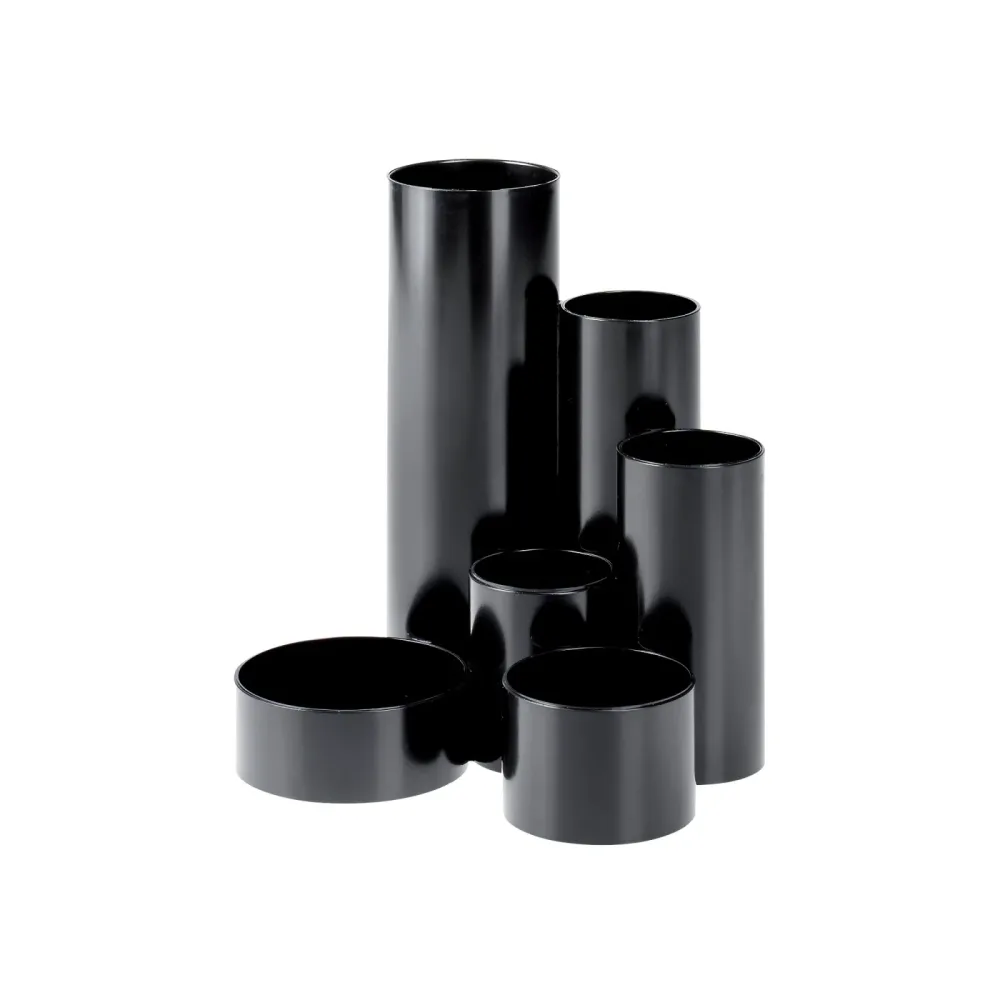 WEDO Stiftehalter Kunststoff Schwarz 12 x 13,5 x 14,8 cm