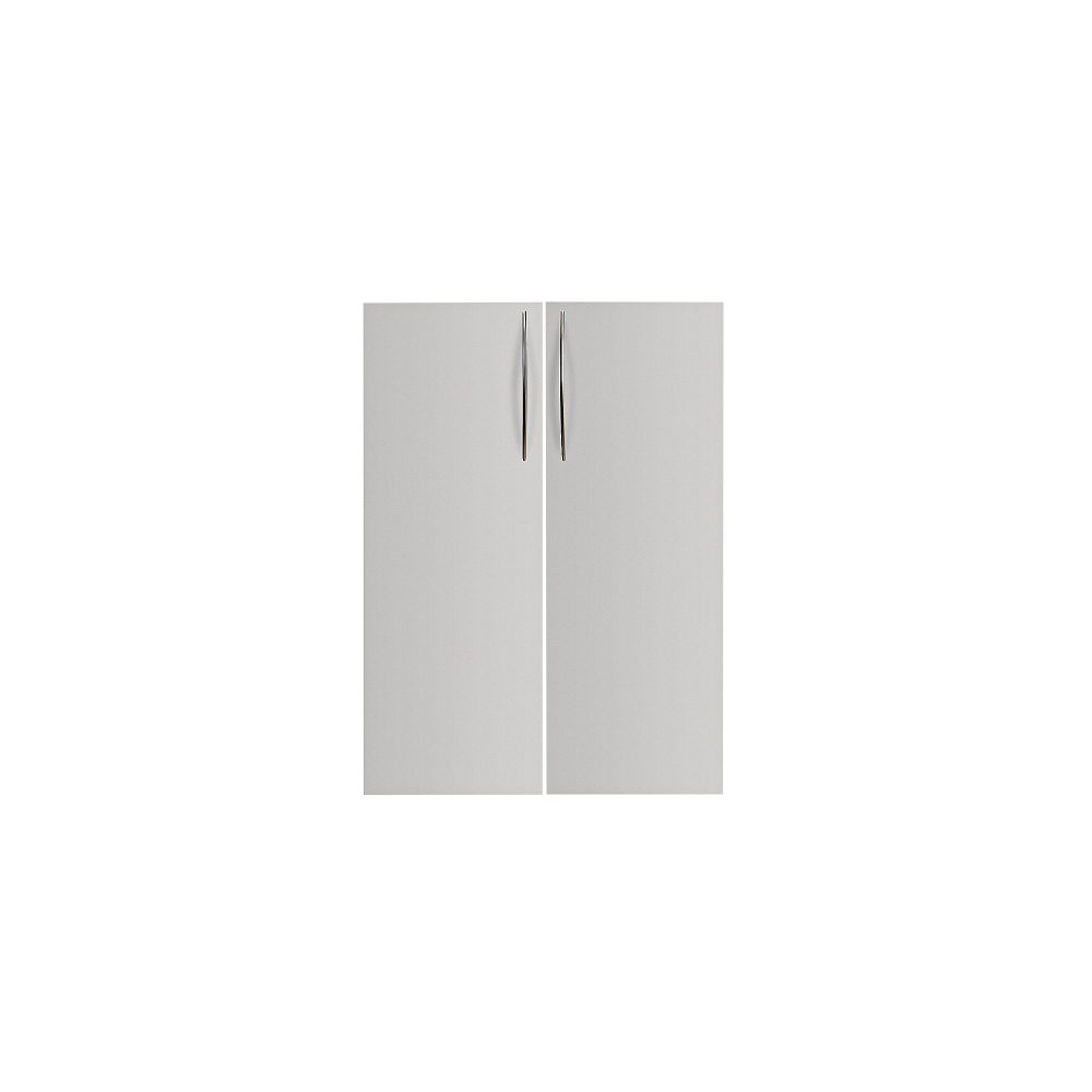 Hammerbacher Schranktüren Matrix Silber 790 x 16 x 1.104 mm