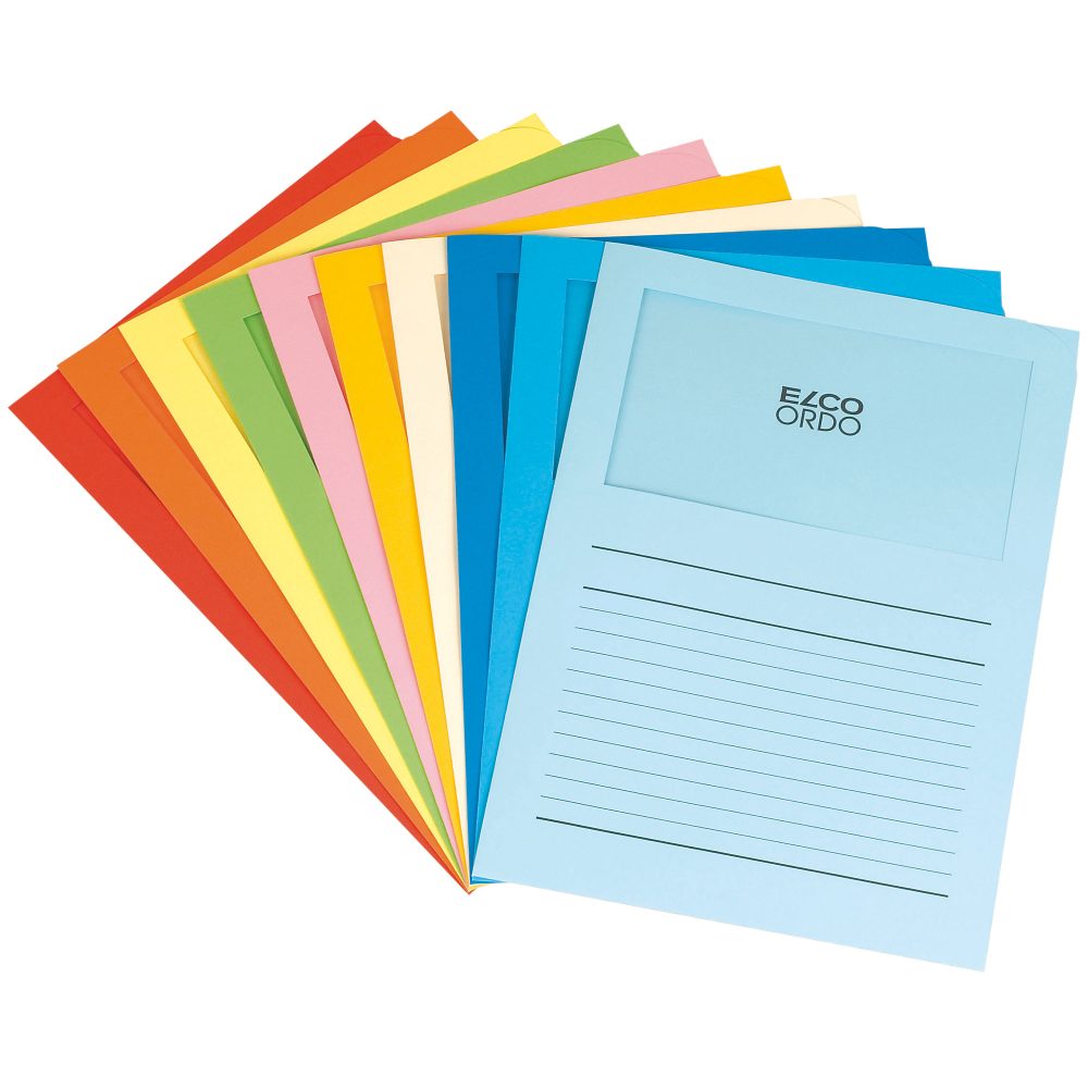Elco Ordo Classico Ordnungsmappe DIN A4 Farbig Sortiert Papier 120 g/m² 100 Stück