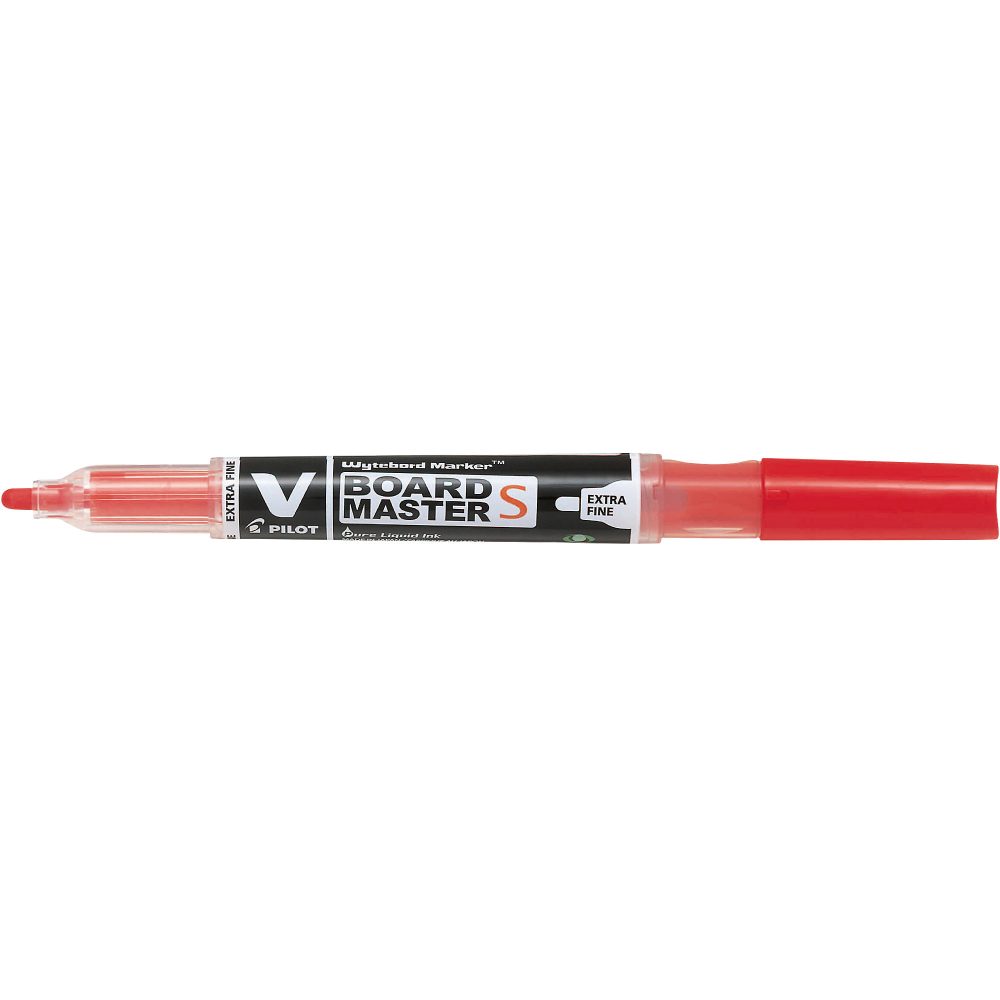 Pilot V-Board Master S Whiteboard-Marker Rundspitze 1.3 mm Rot