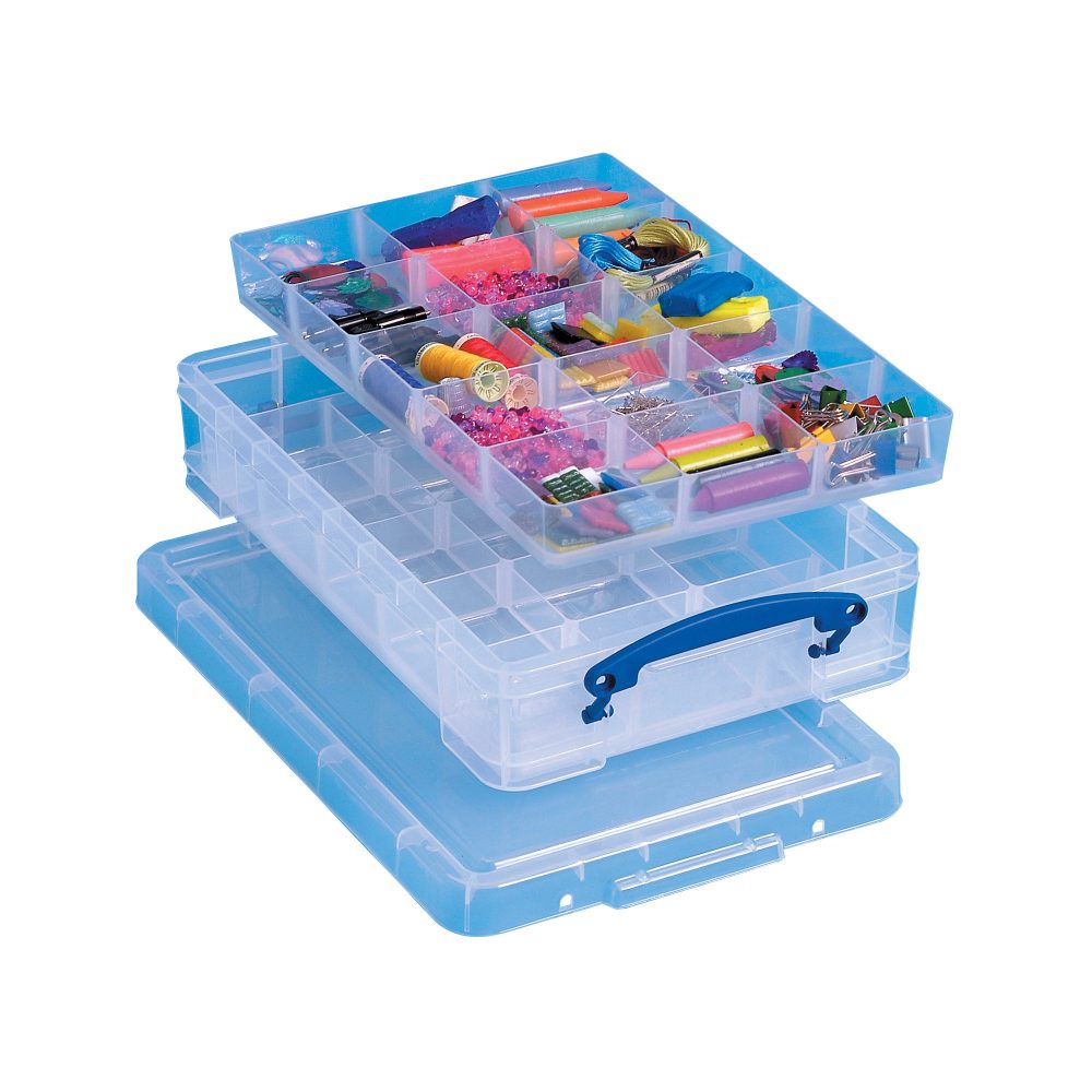 Really Useful Box Aufbewahrungsbox 4CDIVHOB 4 L Transparent Kunststoff 39,5 x 25,5 x 8,5 cm