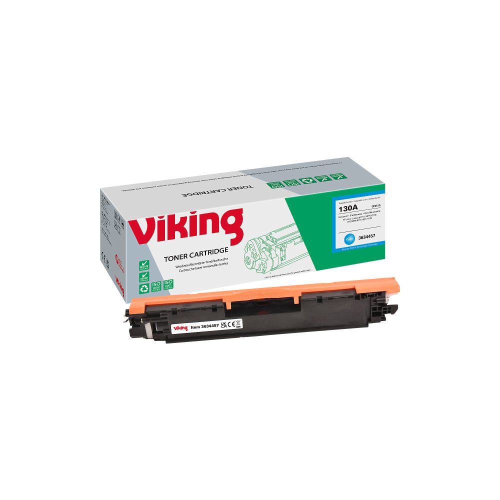 Viking 130A Kompatibel HP Tonerkartusche CF351A Cyan