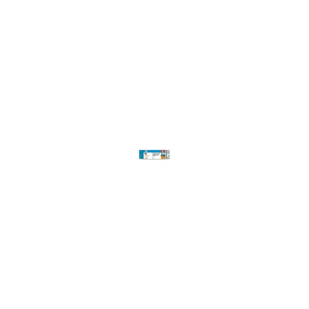 HP 91 Gelb Tintenpatrone, pigmentbasiert, 775 ml