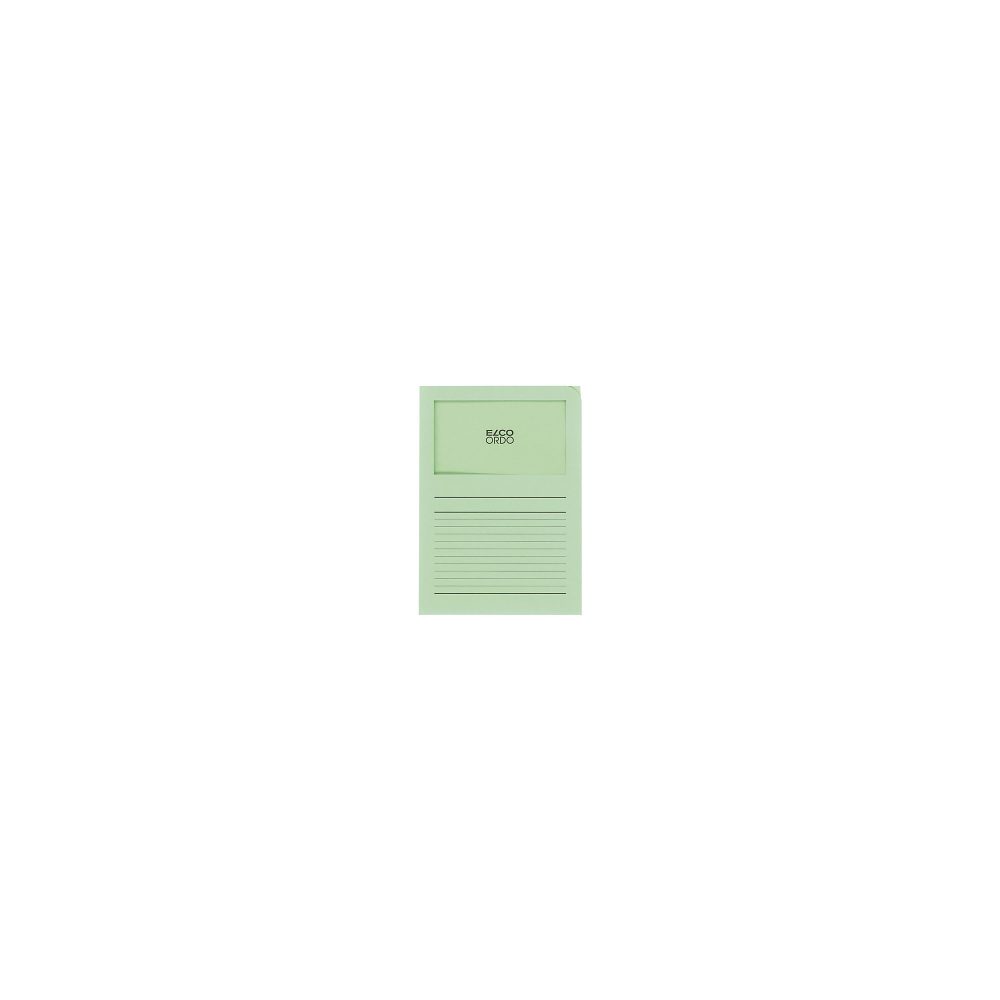 Elco Ordo Classico Ordnungsmappe DIN A4 Grün Papier 120 g/m² 100 Stück