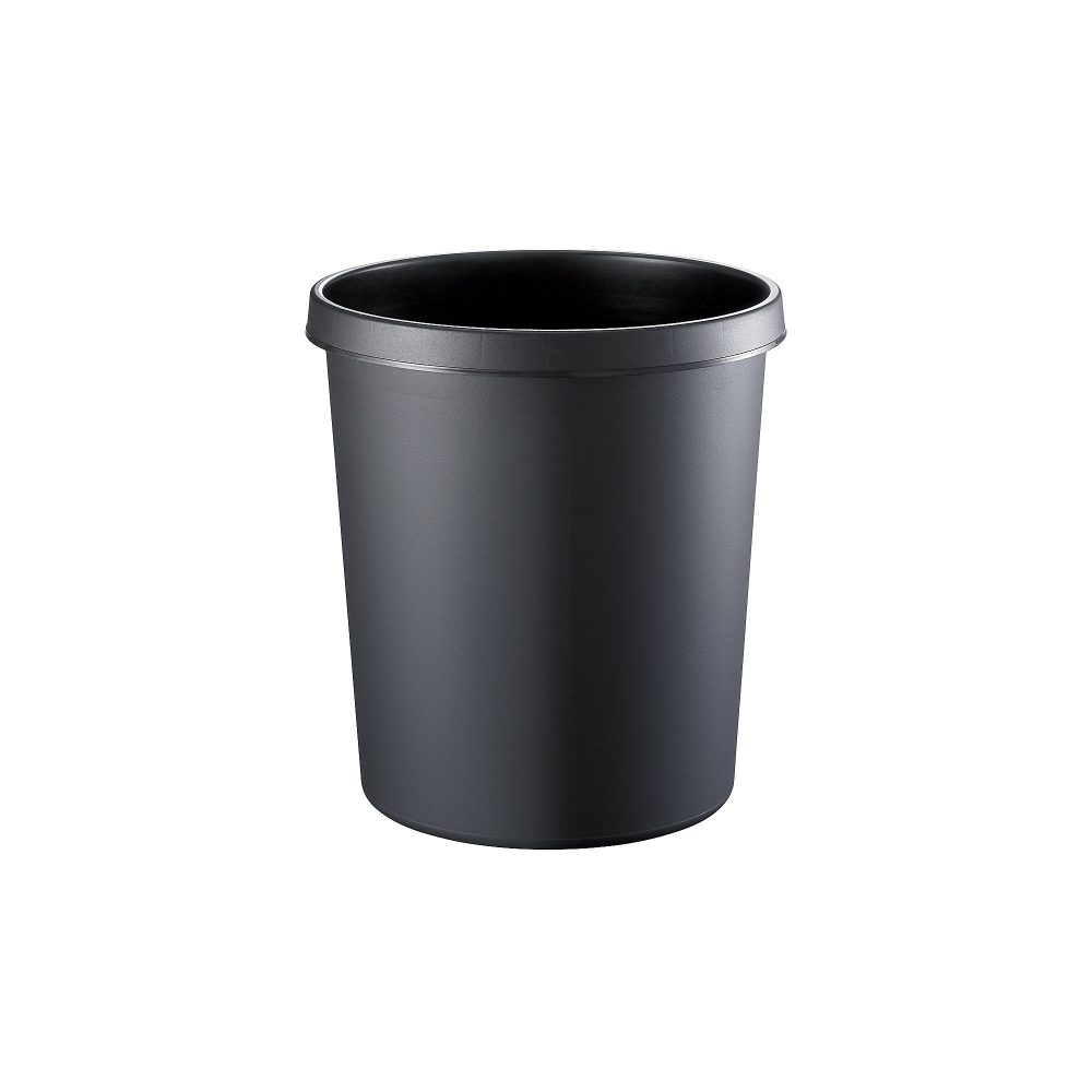 Helit Papierkorb the german H6105895 18 l (Ø x H) 315 mm x 335 mm Polypropylen Schwarz 1 St.