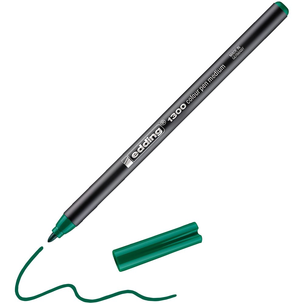 edding Faserschreiber 1300 2 mm Grün 10 Stück