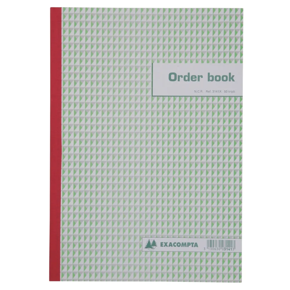 Exacompta Auftragsbuch 3749265 DIN A4 Liniert 21 x 1 x 29,7 cm Mehrfarbig 25 Blatt