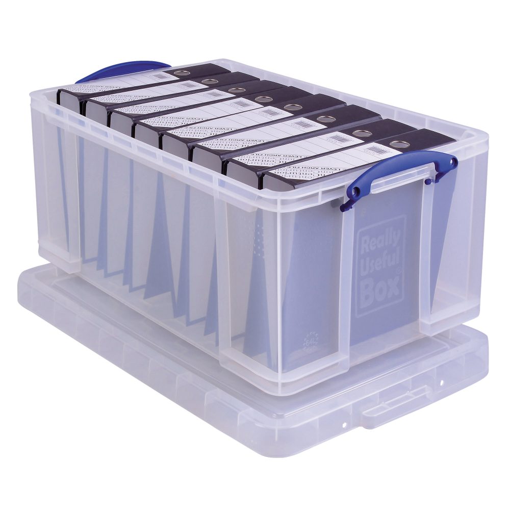 Really Useful Box Aufbewahrungsbox 64CCB 64 L Transparent Kunststoff 44 x 71 x 31 cm