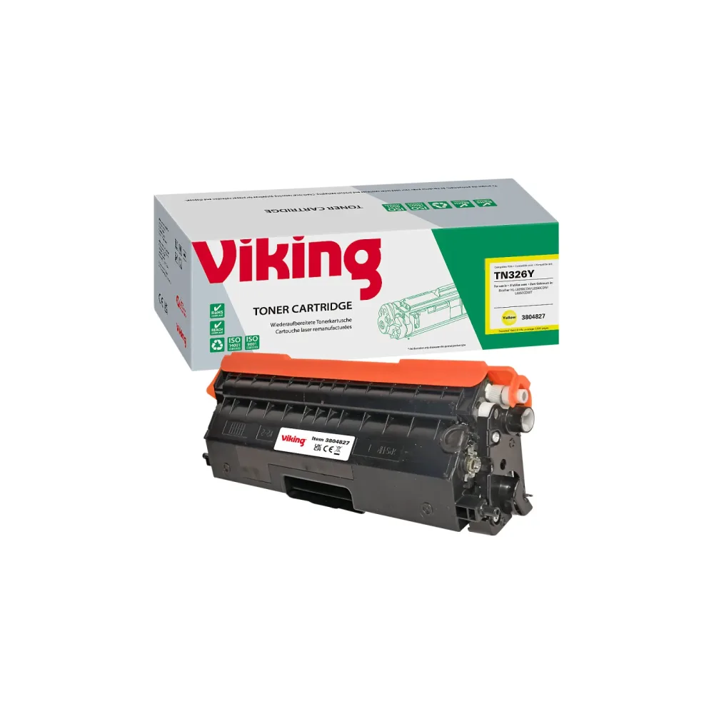 Viking TN-326Y Kompatibel Brother Tonerkartusche Gelb