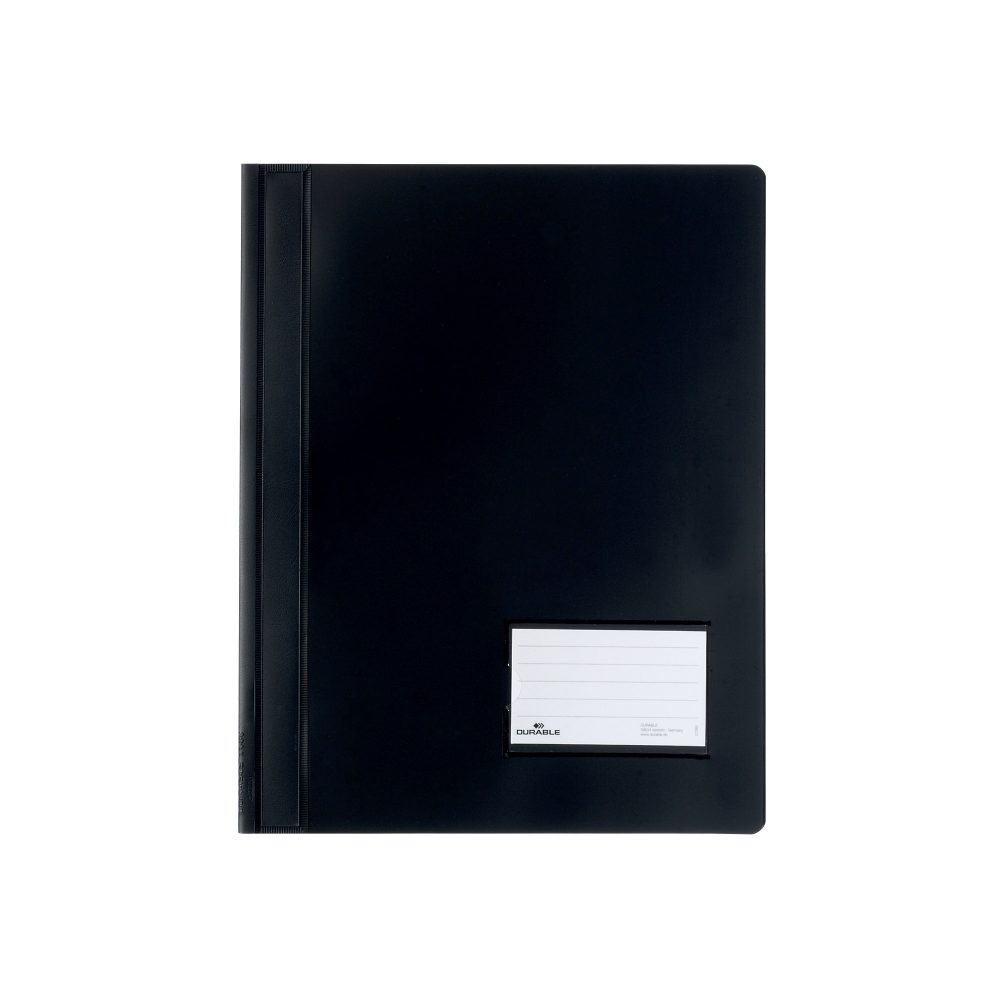 DURABLE Schnellhefter Duralux DIN A4 Schwarz PVC