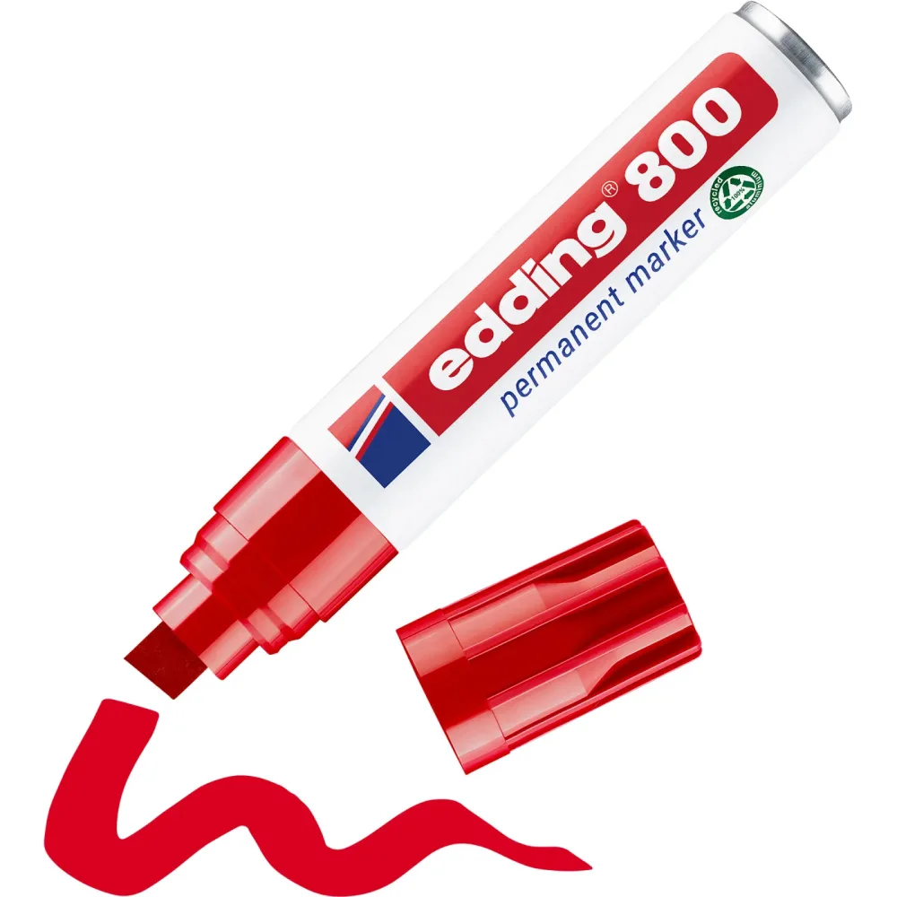EDDING Permanent Marker 800 4-12mm 800-2 rot