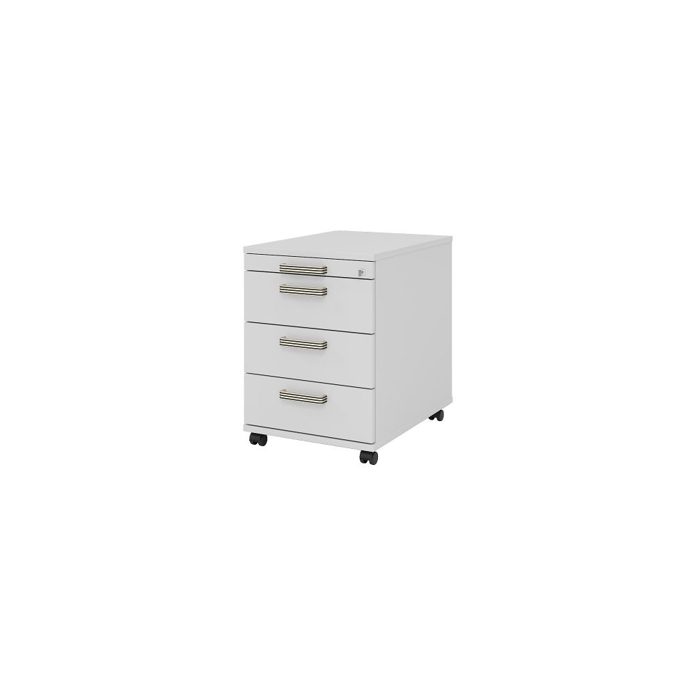 Hammerbacher Rollcontainer AC30 Lichtgrau 428 x 580 x 590 mm
