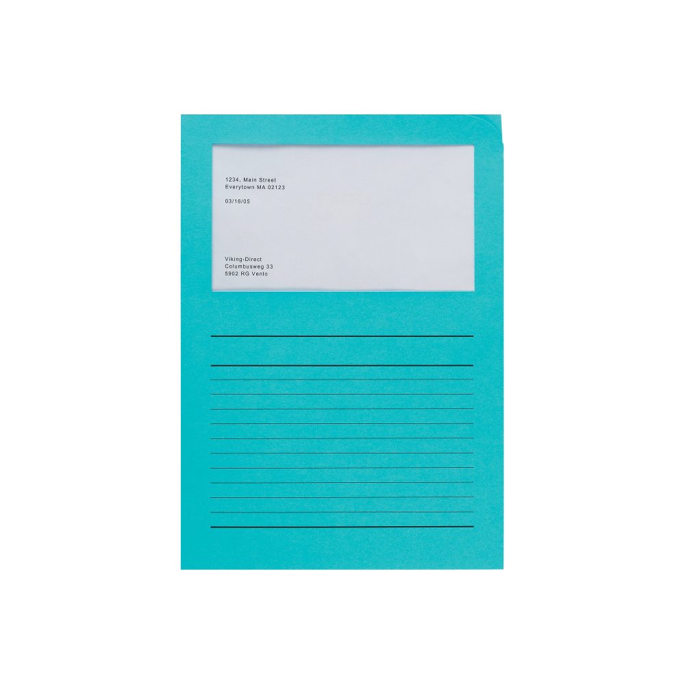 Elco Ordo Classico Ordnungsmappe DIN A4 Blau Papier 120 g/m² 100 Stück