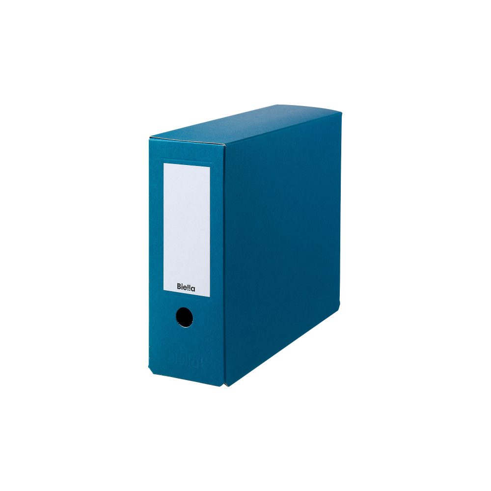 Biella Archivschachtel Blau Stabiler Karton 10 x 33 x 27 cm 10 Stück
