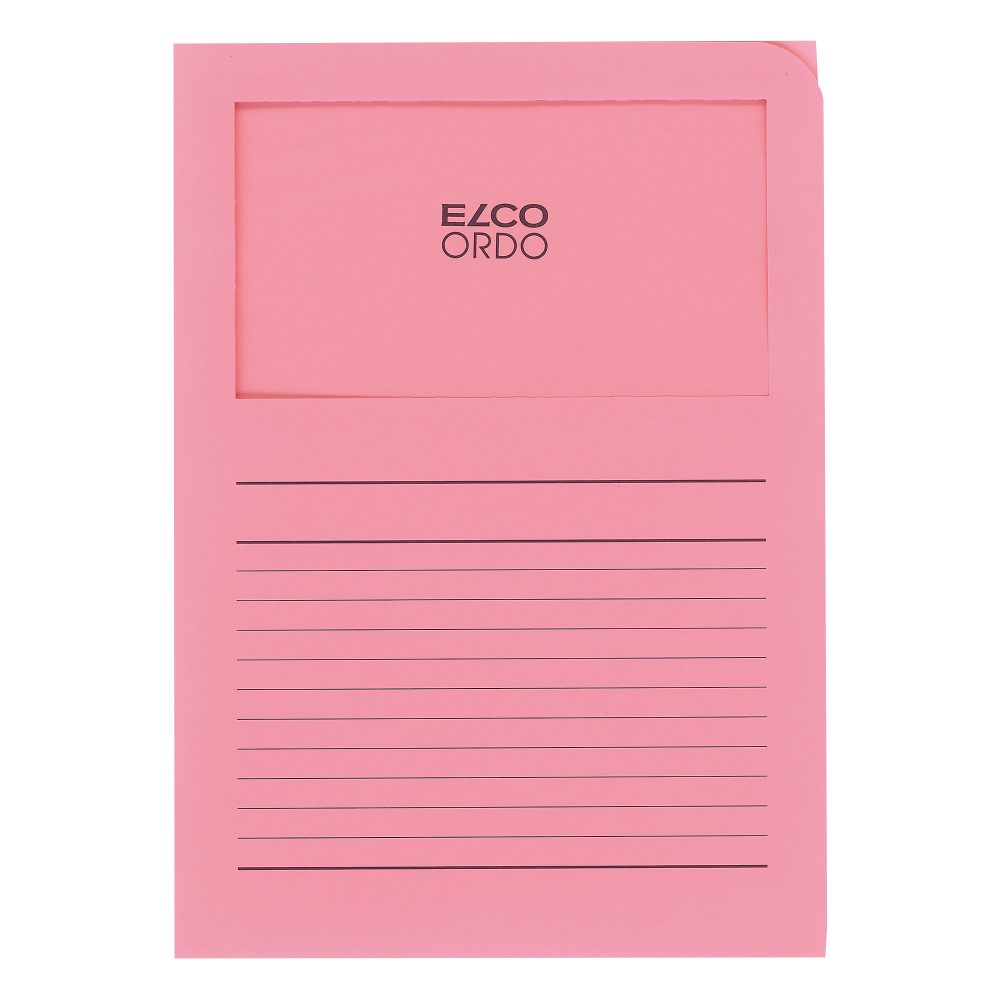 Elco Ordo Classico Ordnungsmappe DIN A4 Rosa Papier 120 g/m² 100 Stück