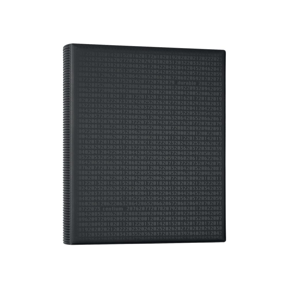 DURABLE Visitenkartenringbuch VISIFIX® centium DIN A4 400 Karten Schwarz 31,5 x 25,5 cm