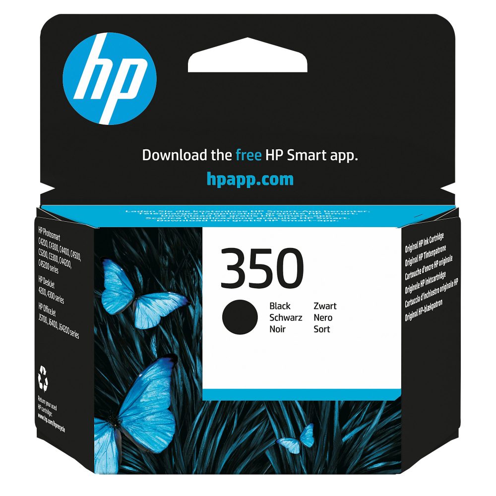 HP Tintenpatrone 350 schwarz CB335EE OfficeJet J 5780 200 Seiten