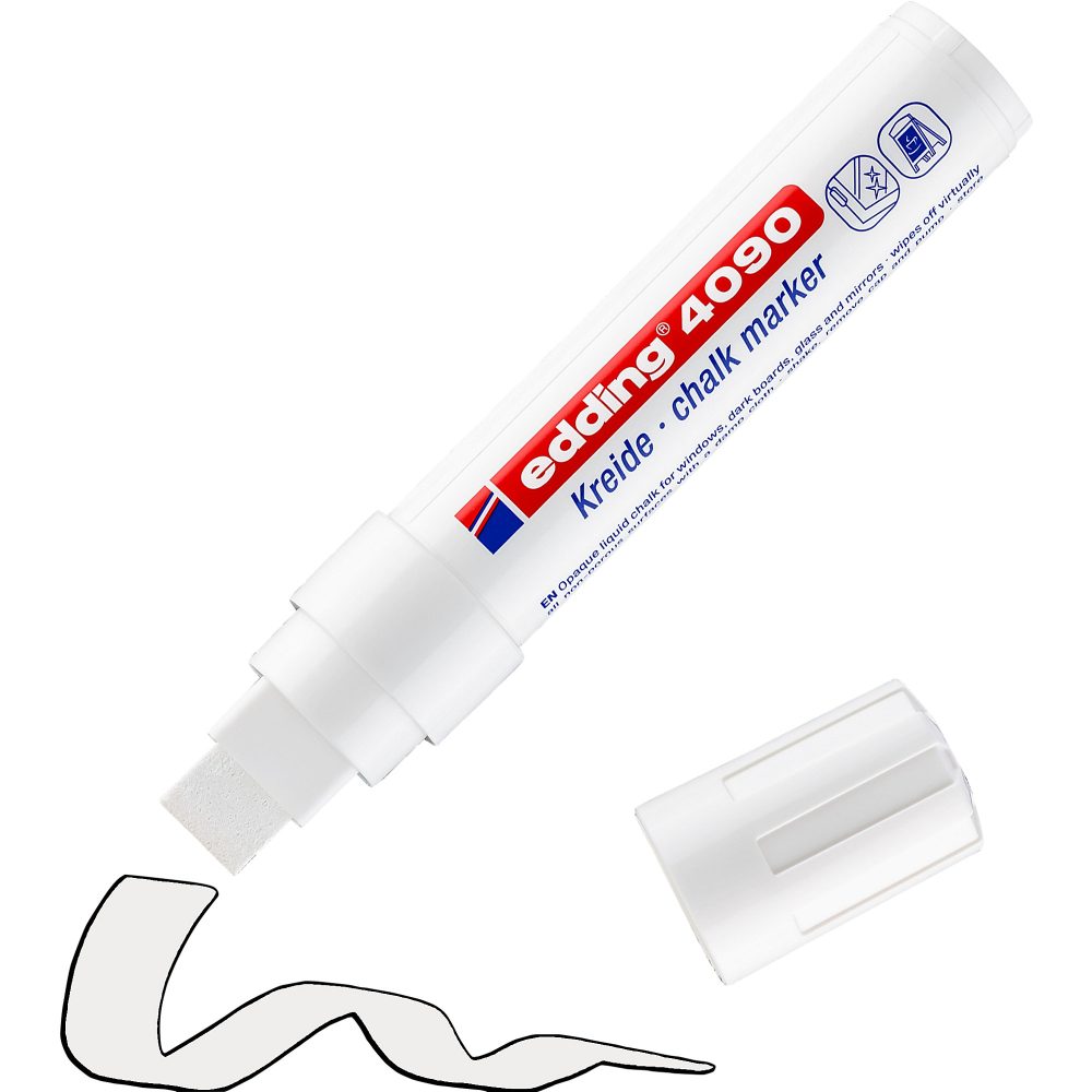 Edding Kreidemarker 4-4090049 Weiß 4 mm, 15 mm 1 St./Pack.