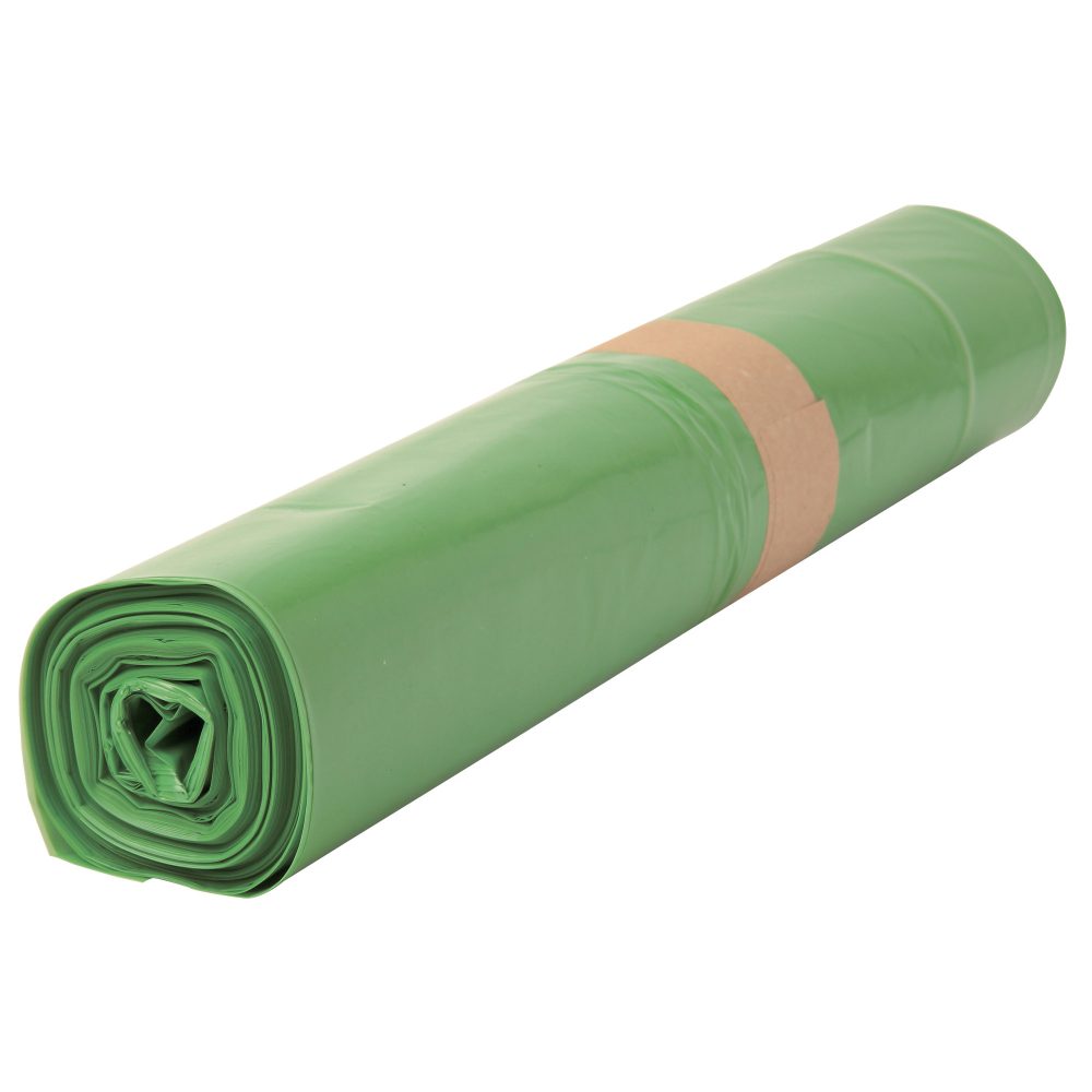 Müllsäcke 100 L Grün PE (Polyethylen) 42 Mikron 200 Stück