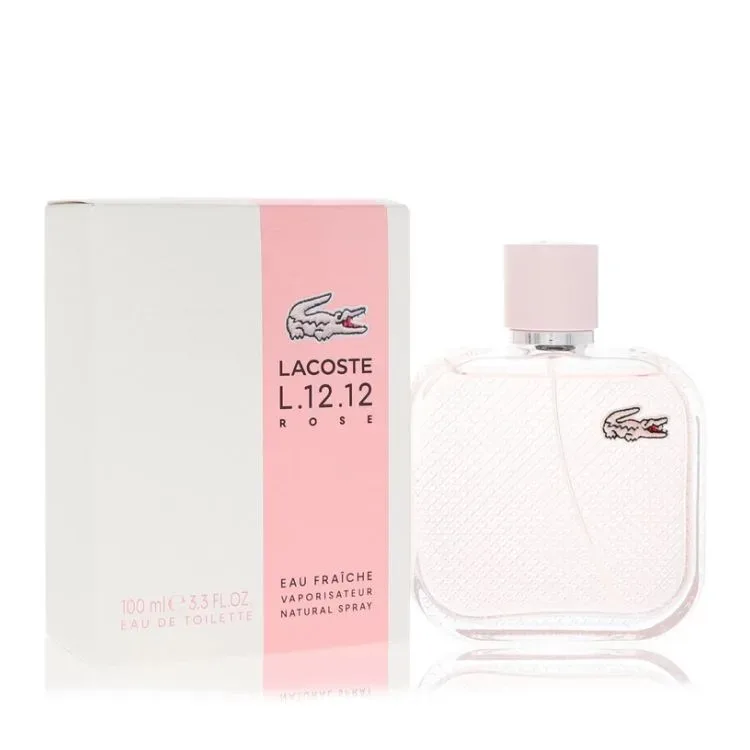 Lacoste - Eau de Toilette, L.12.12 Rose Eau Fraiche Eau de Toilette, 100  ml