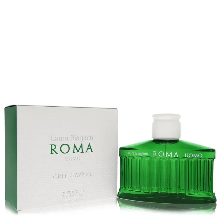 Laura Biagiotti Roma Uomo Green Swing Eau De Toilette Spray 200 ml
