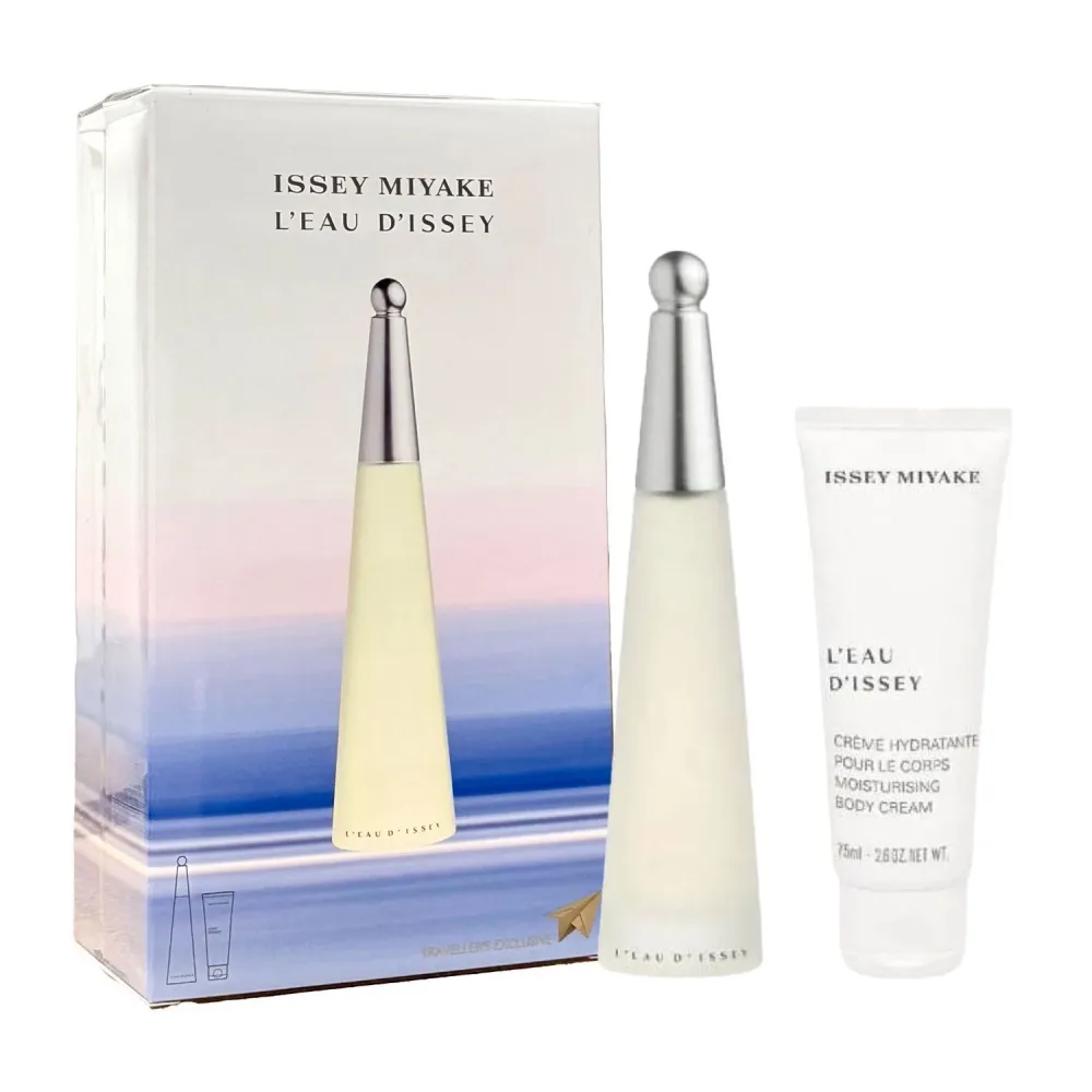 Issey Miyake L'EAU D'ISSEY (issey Miyake) Gift Set -- 95 ml Eau DeToilette Spray + 75 ml Body Cream