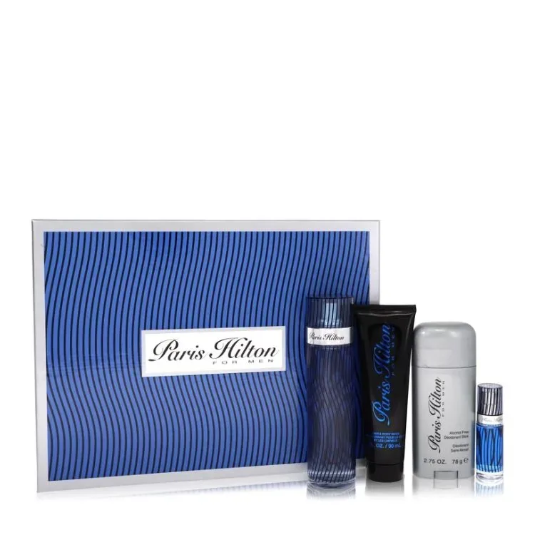 Paris Hilton Gift Set -- 100 ml  Eau De Toilette Spray + 90 ml Body Wash + 80 ml Deodorant Stick + .25 Mini EDT Spray