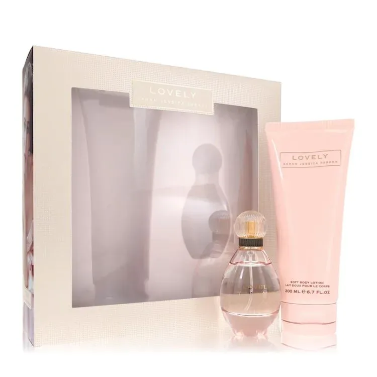 Lovely by Sarah Jessica Parker Gift Set -- 1.7 oz Eau de Parfum Spray + 6.7 oz Body Lotion