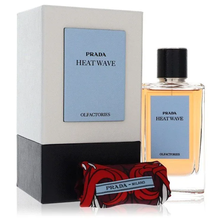 Prada Olfactories Heat Wave by Prada Eau de Parfum Spray with Gift Pouch (Unisex) 100 ml 100 ml Eau de Parfum Spray + Gift Pouch