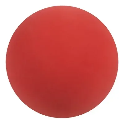 WV Gymnastikball aus Gummi, Rot, 16 cm