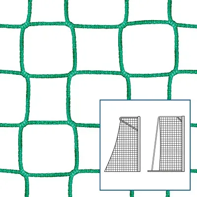 Sport-Thieme Kleinfeld-Fussballtornetz, Grün, 5 mm
