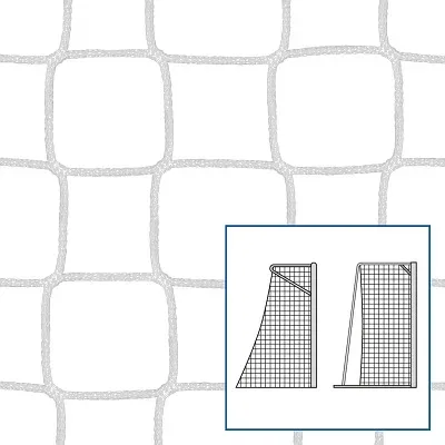 Sport-Thieme Kleinfeld-Fussballtornetz, Weiss, 5 mm