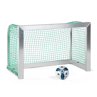 Sport-Thieme Mini-Fussballtor vollverschweisst, Inkl. Netz, grün (MW 4,5 cm), 1,20x0,80 m, Tortiefe 0,70 m