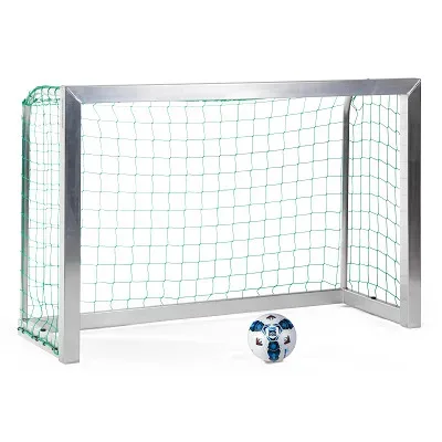 Sport-Thieme Mini-Fussballtor vollverschweisst, Inkl. Netz, grün (MW 10 cm), 1,80x1,20 m, Tortiefe 0,70 m