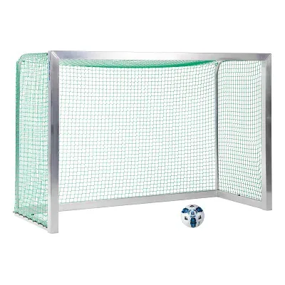 Sport-Thieme Mini-Fussballtor vollverschweisst, Inkl. Netz, grün (MW 4,5 cm), 2,40x1,60 m, Tortiefe 1,00 m
