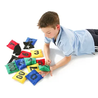 Spordas Bohnensäckchen-Set mit Zahlen