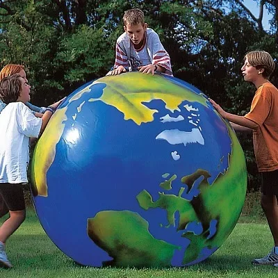 Togu Erdball mit Kontinentaufdruck, 100 cm, 3,4 kg