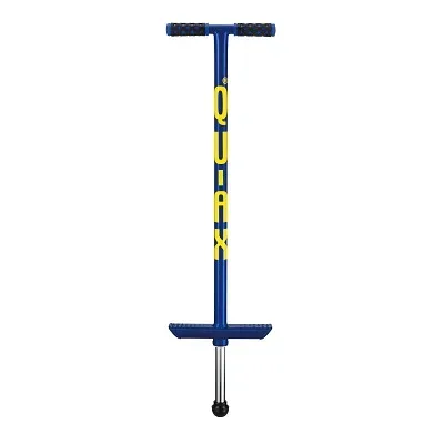 Qu-Ax Pogo-Stick, Blau, L: 98 cm, bis 50 kg
