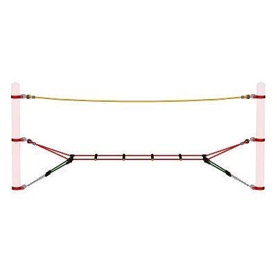 Huck Seilspielgeräte Haiger Einzelelement, Strickleiter