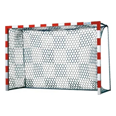 Handballtornetz 80/100 cm, Weiss-Blau